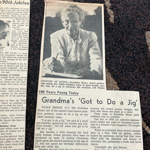 1946 GRANDMA MOSES AMERICAN PRIMITIVE 40 PAINTINGS HER AUTOBIOGRAPHY OTTO KALLIR - Picture 12 of 16